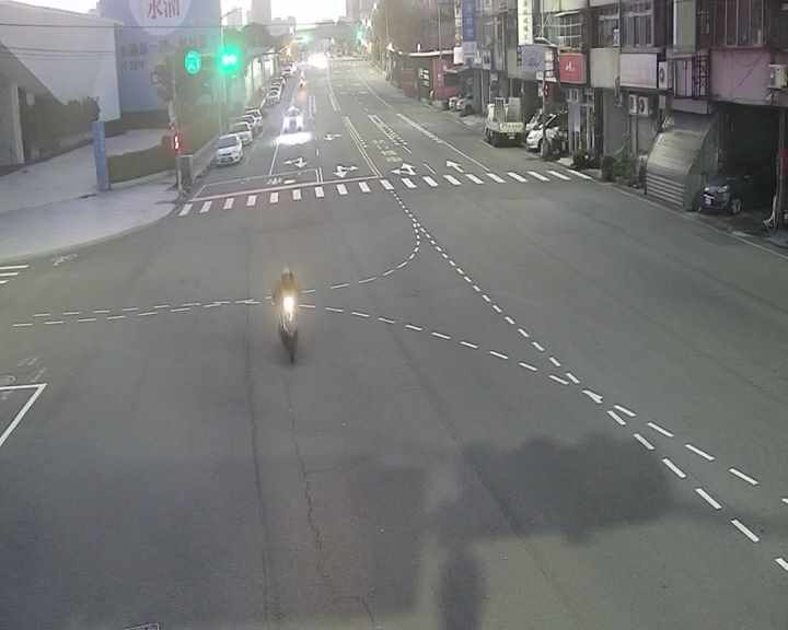 河南路/凱旋路(右側車流往文心路)