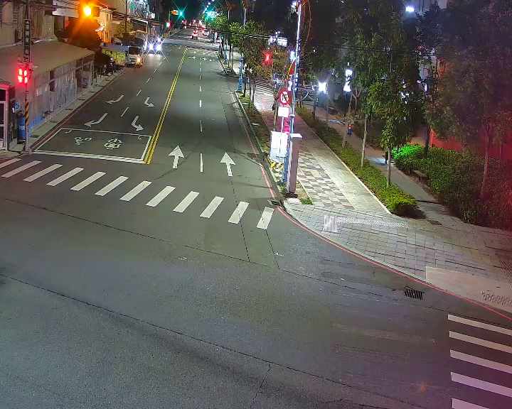 復興東一街/忠孝路(右側車流往復興路)