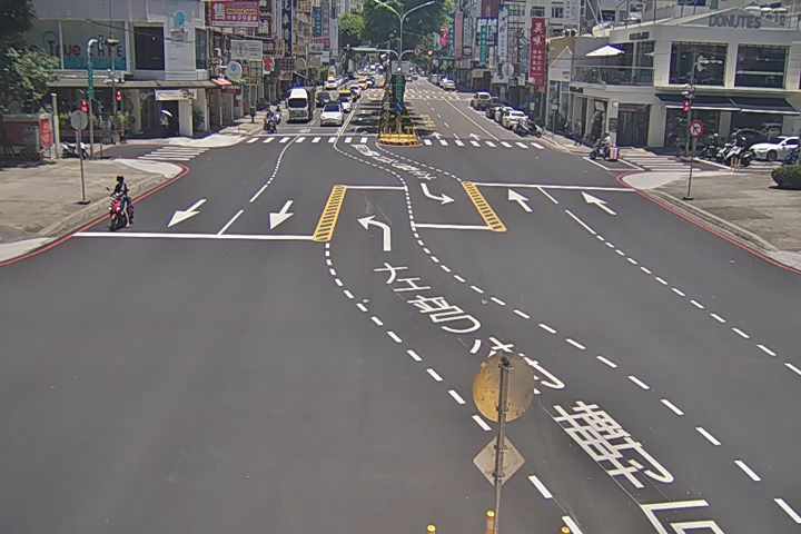 台中市北區崇德路/太原路(右側車流往文心路)