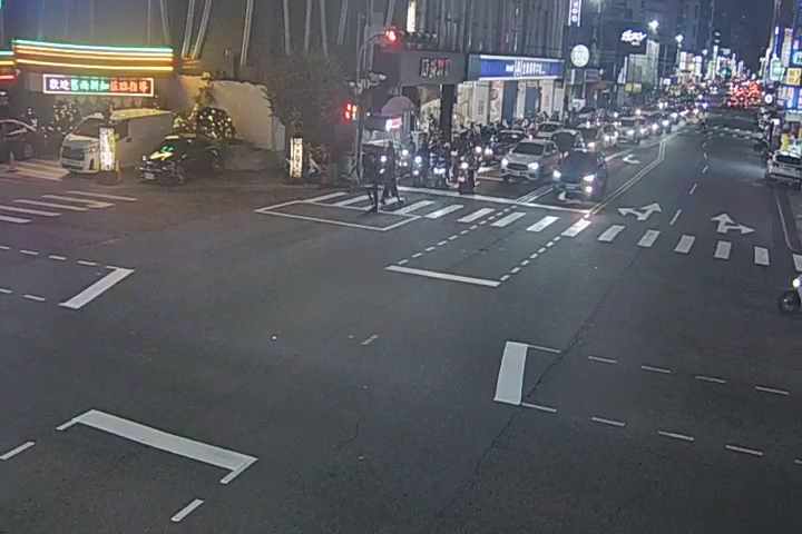 向上路/美村路(右側車流往忠明南路)