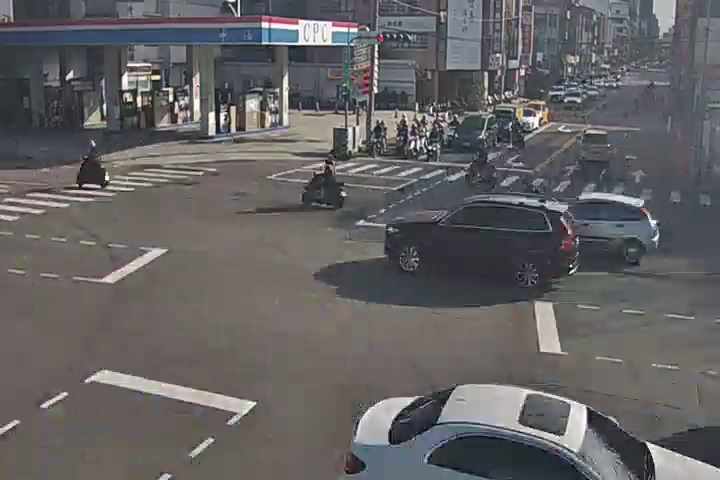 向上路/忠明南路(右側車流往民權路方向)