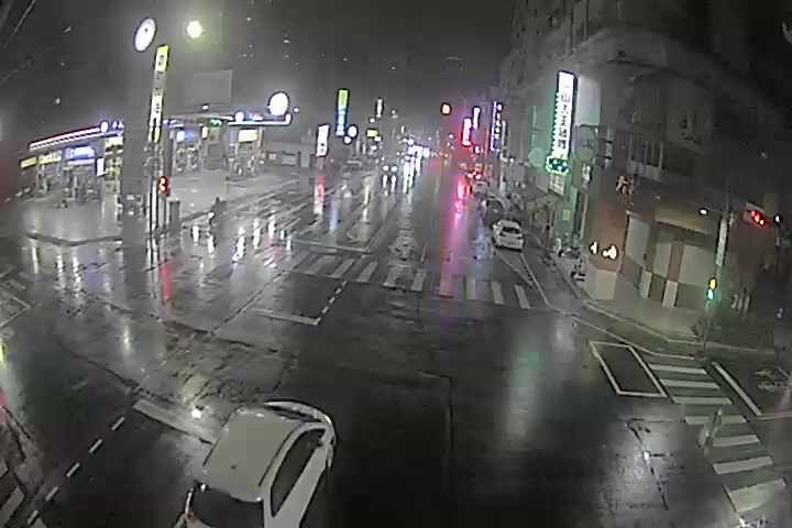 台中市道路 [07108]河南路二段與西屯路二段(右側車流往台灣大道) Henan Rd/Xitun Rd  (Right side Traffic flow to Taiwan Blvd) 距離353公尺