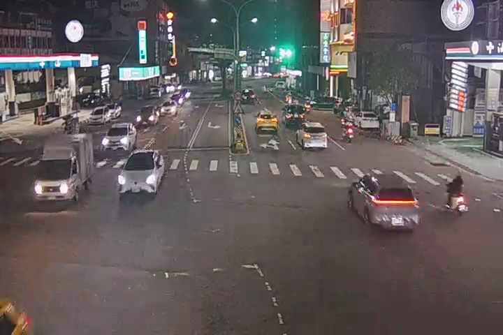 台中市北區中清路/英才路(右側車流往五權路方向)