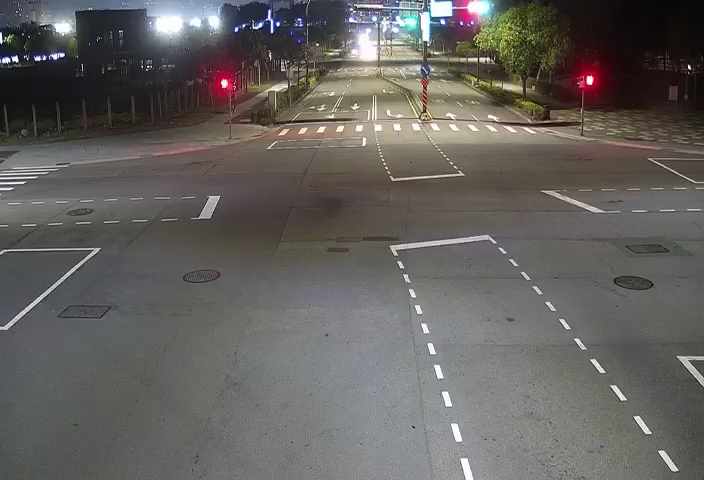 台中市北屯區敦化路/經貿路(右側車流往凱旋路)