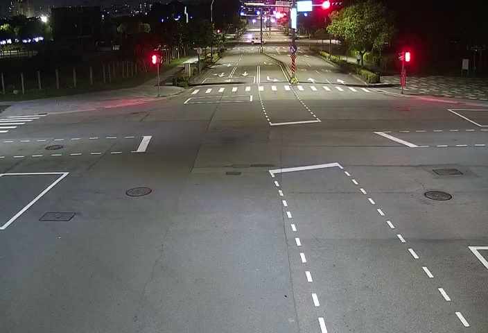 台中市北屯區敦化路/經貿路(右側車流往凱旋路)