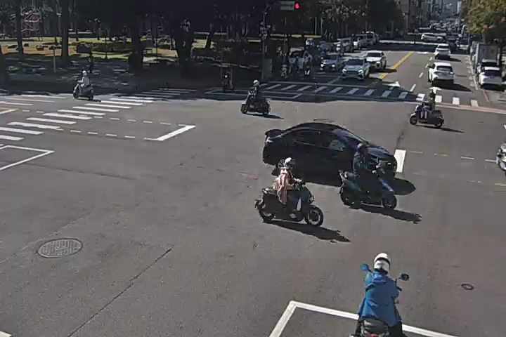 台中市西區向上路/英才路(右側車流往忠明南路)