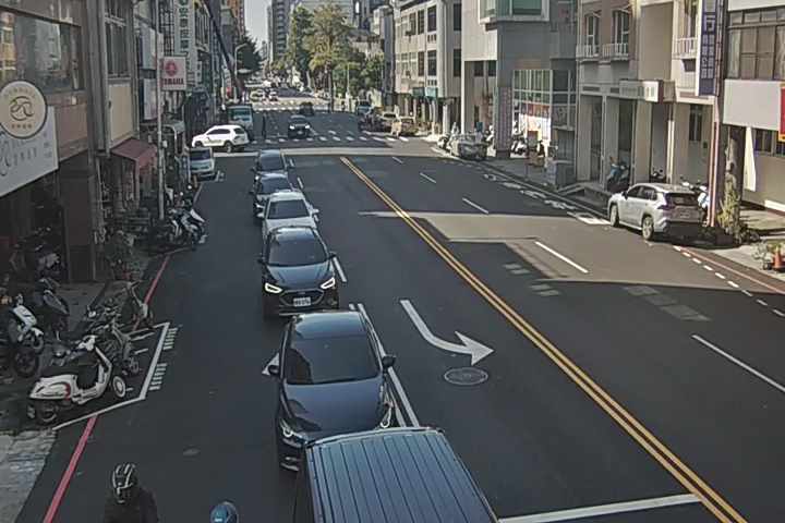 台中市西區向上路/民權路(右側車流往環中路)