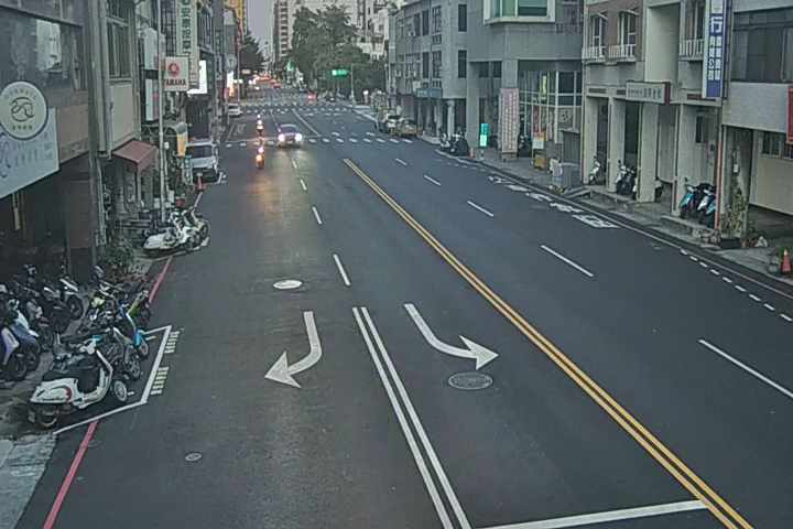 向上路/民權路(右側車流往環中路)