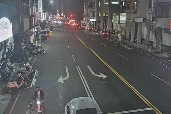 向上路/民權路(右側車流往環中路)