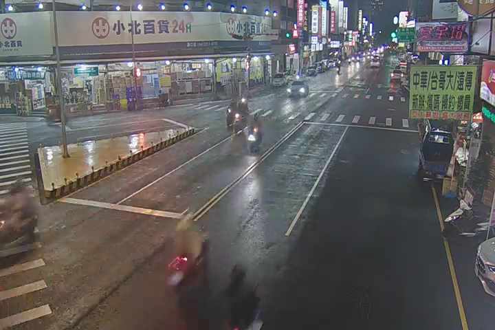 台中市道路 [07284]西屯路/漢口路(右側車流往忠明路方向),Xitun Rd./Hankou Rd.(Right side Traffic flow to Zhongming Rd.) 距離1.6公里