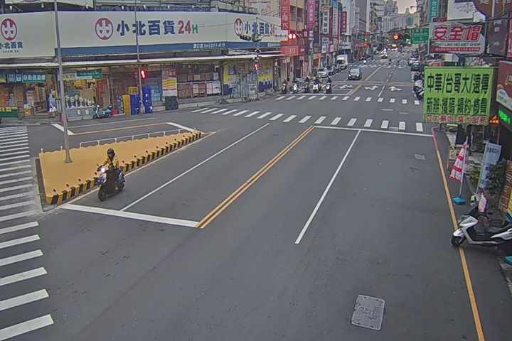 西屯路/漢口路(右側車流往忠明路方向)