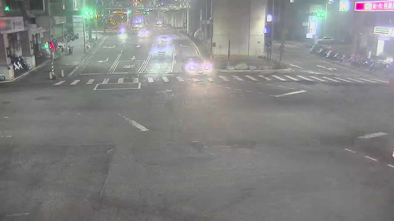 台中市北屯區環中東路/東山路(右側車流往太原路)