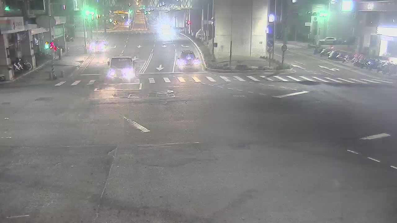 台中市北屯區環中東路/東山路(右側車流往太原路)