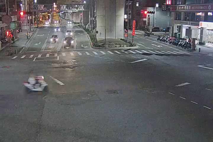 台中市北屯區環中東路/東山路(右側車流往太原路)