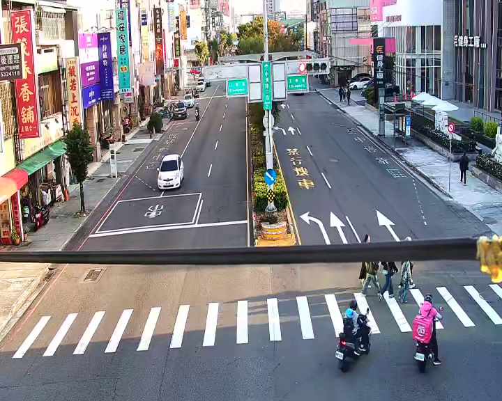 中清路/庄美街(右側車流往文心路)