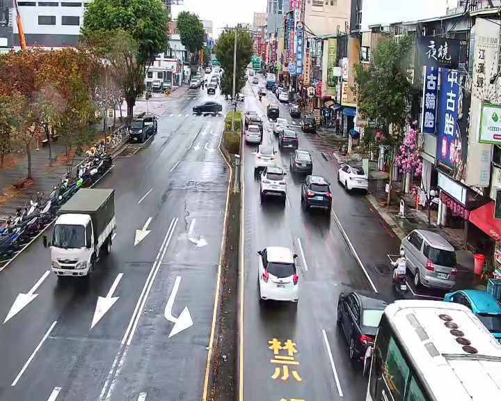 台中市北屯區中清路/庄美街(右側車流往文心路)