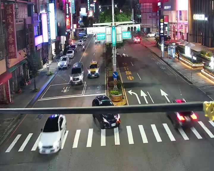 台中市北屯區中清路/庄美街(右側車流往文心路)