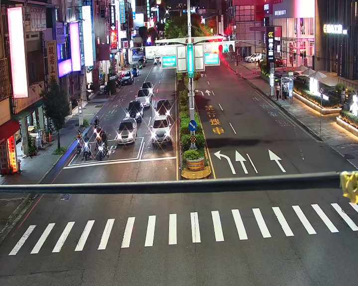 台中市北屯區中清路/庄美街(右側車流往文心路)