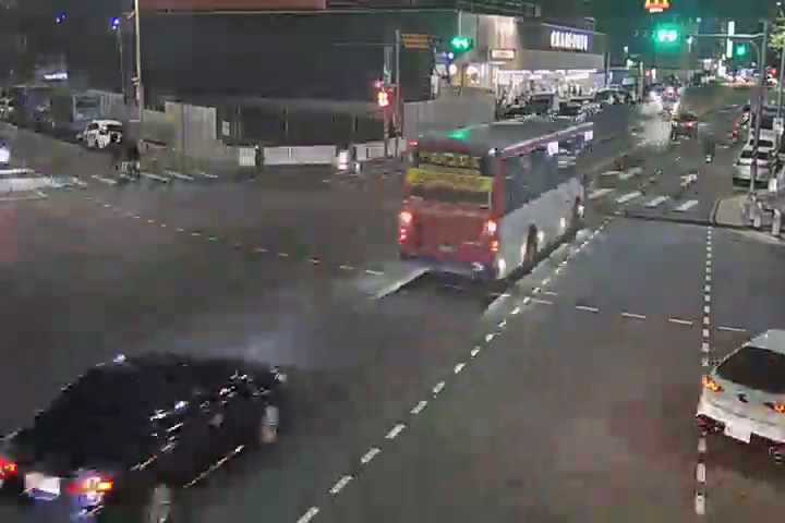 建國北路/東興路(右側車流往忠明南路)