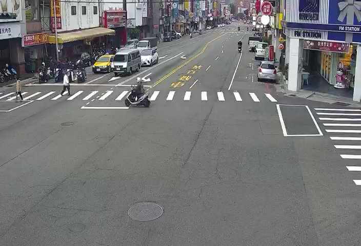 河南路/福星路(右側車流往臺灣大道)