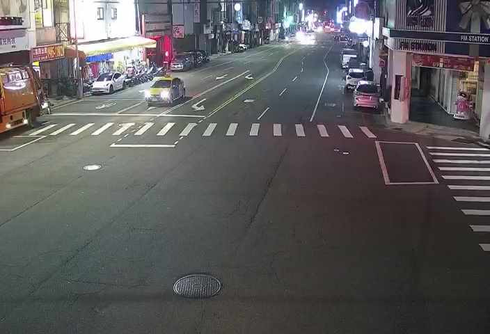 河南路/福星路(右側車流往臺灣大道)